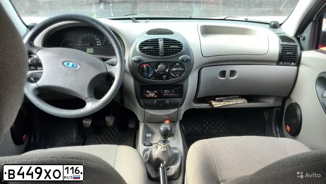 Фото автомобиля LADA 1119 KALINA, 2010 — госномер О216АТ716. Цвет: Серебристый