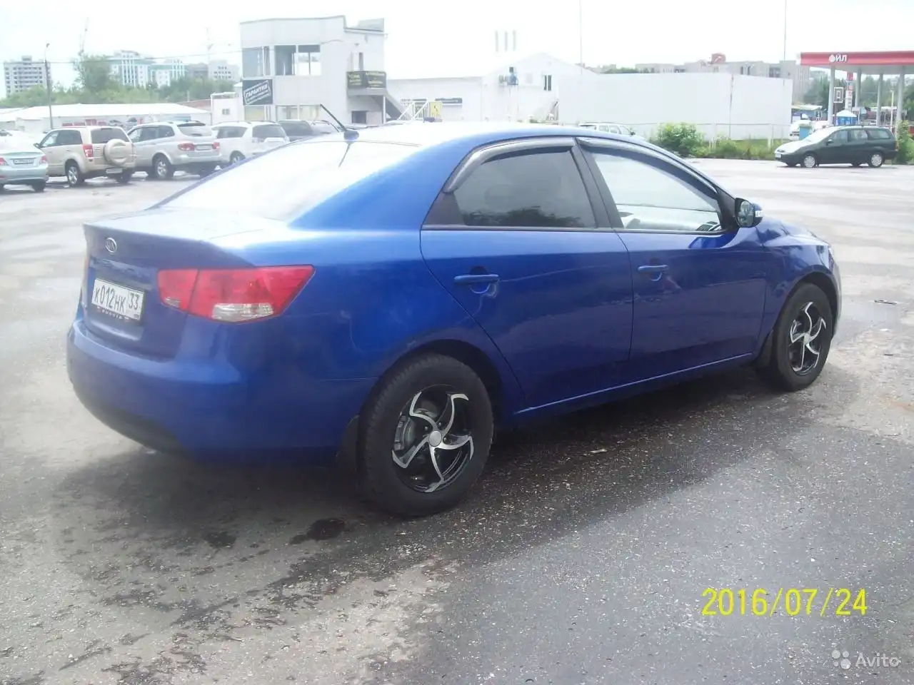 Фото автомобиля KIA CERATO, 2009 — госномер Т938НУ33. Цвет: ГОЛУБОЙ
