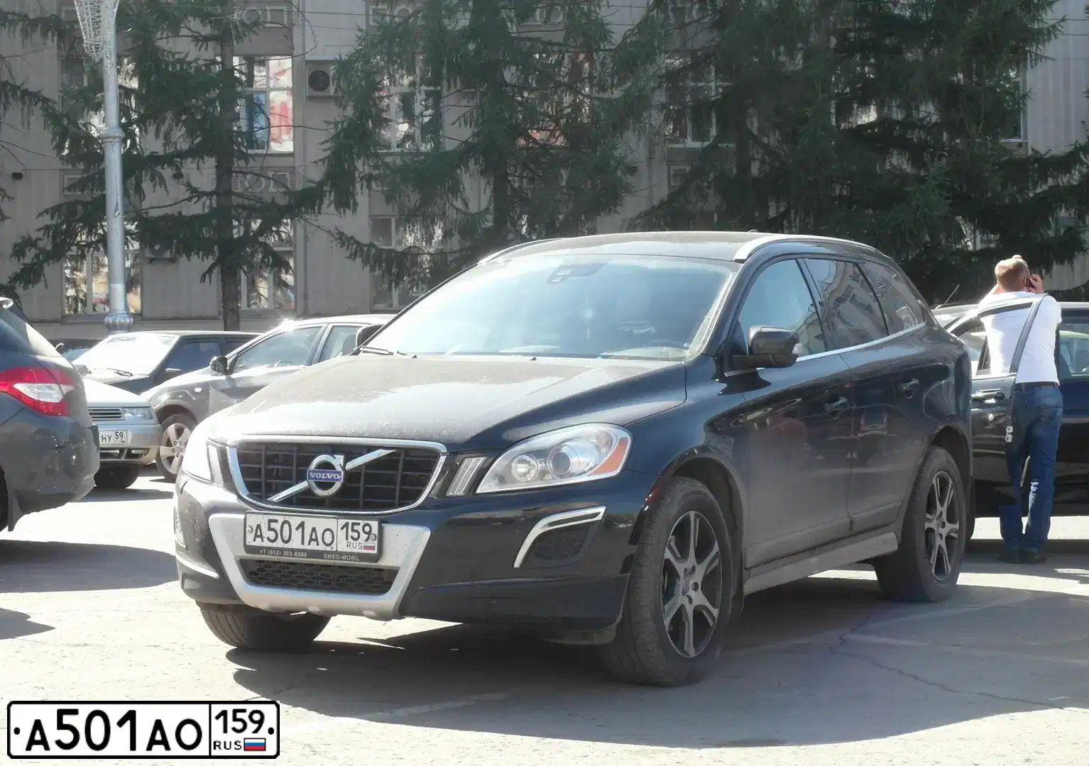 Фото автомобиля VOLVO XC60, 2010 — госномер А501АО159