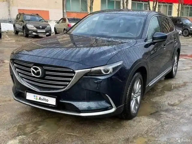 Фото автомобиля MAZDA CX-9, 2021 — госномер У305ТВ152. Цвет: синий