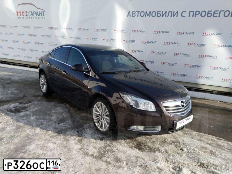 Фото автомобиля OPEL INSIGNIA, 2012 — госномер Р236ОС116. Цвет: Коричневый