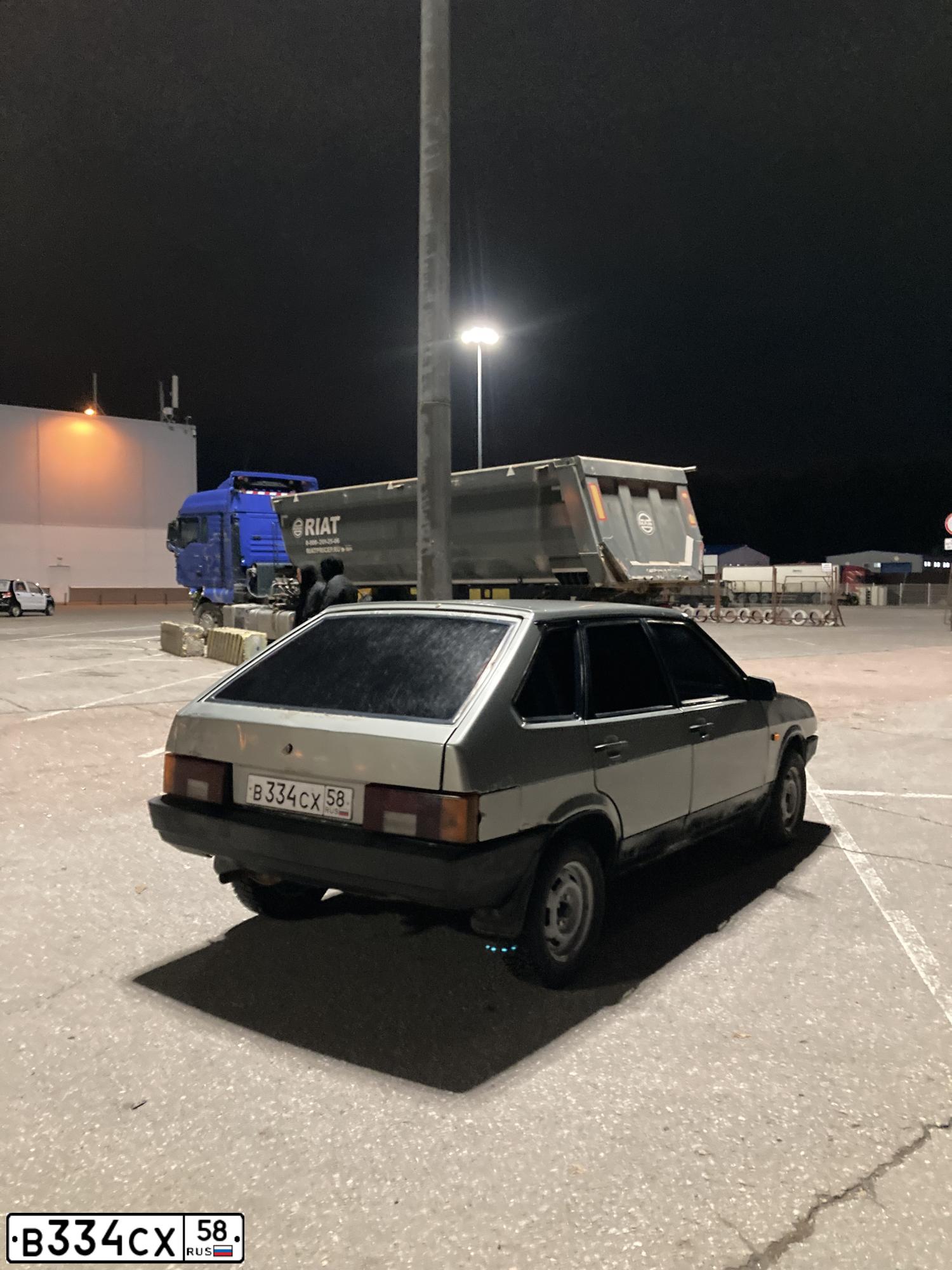 Фото автомобиля VAZ ВАЗ 21093, 1995 — госномер В334СХ58. Цвет: ЗЕЛЕНЫЙ
