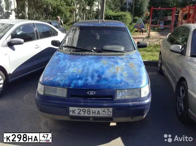 Фото автомобиля LADA 2110, 1999 — госномер К298НА47. Цвет: СИНИЙ