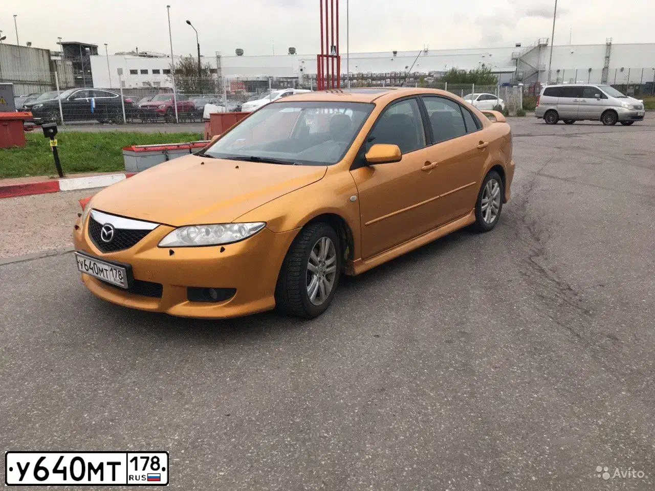 Фото автомобиля MAZDA 6, 2004 — госномер Т577ВС98. Цвет: ЖЁЛТЫЙ