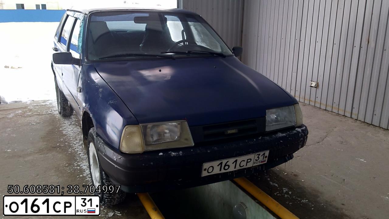 Фото автомобиля IZH 2126, 2005 — госномер О161СР31. Цвет: СИНИЙ ОКЕАН