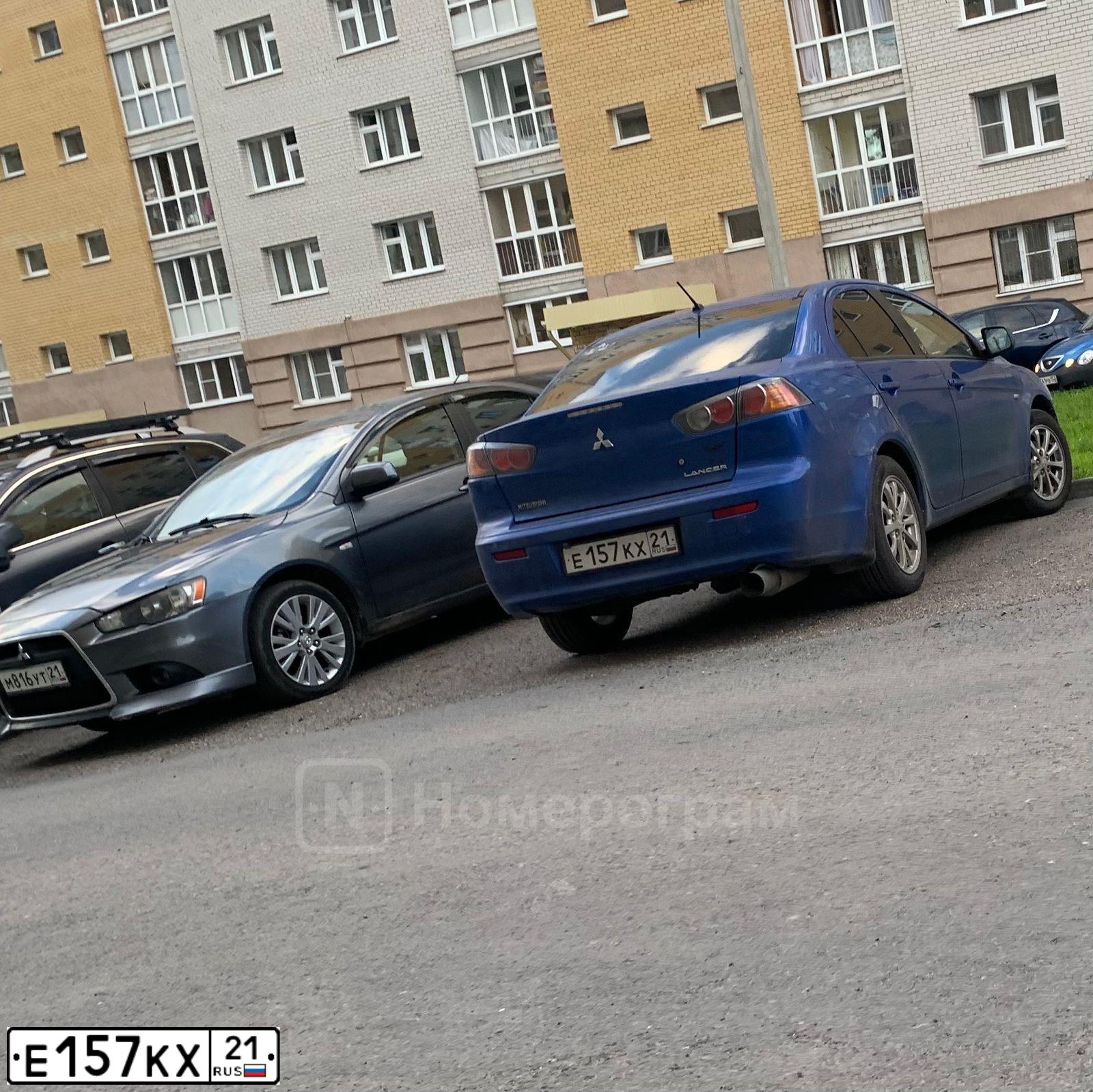 Фото автомобиля MITSUBISHI LANCER, 2010 — госномер Е157КХ21