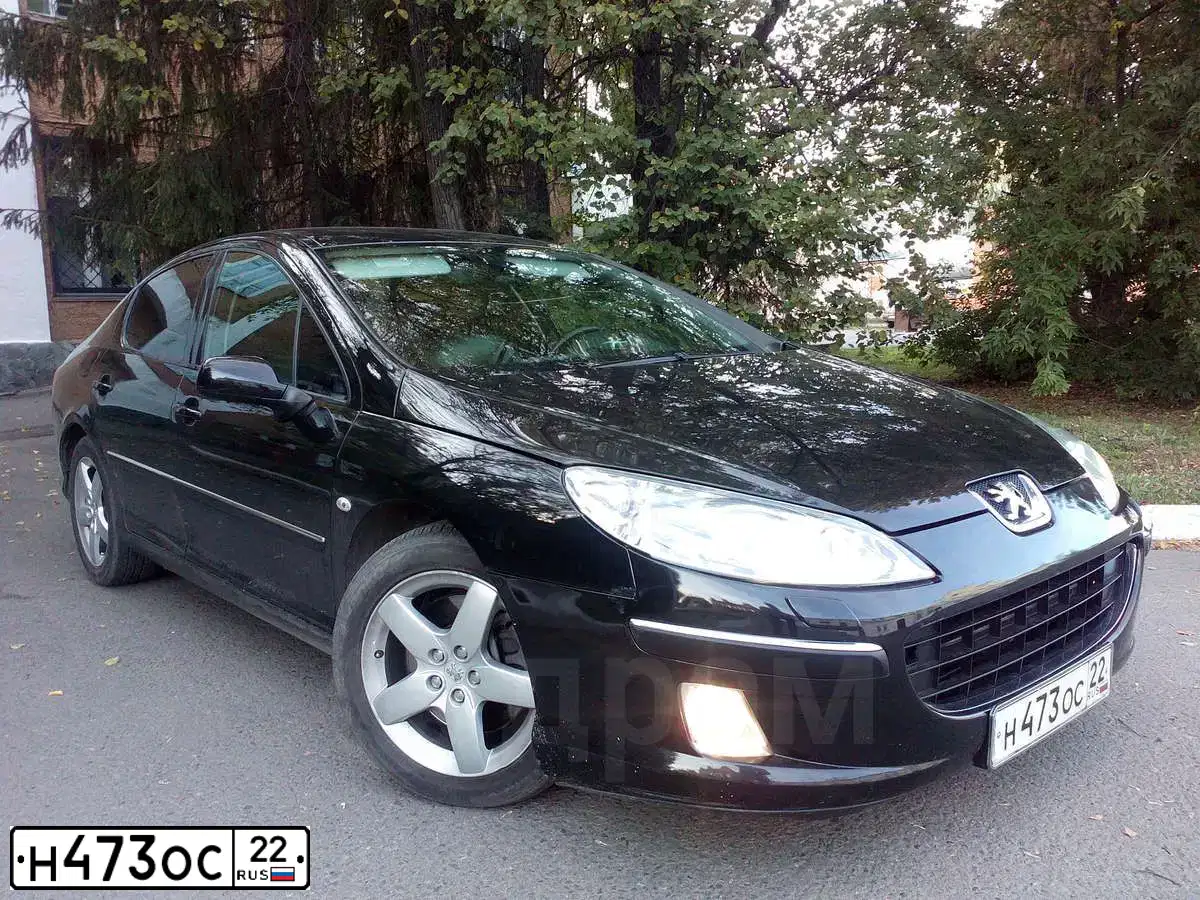 Фото автомобиля PEUGEOT 407, 2006 — госномер Н177ХЕ22. Цвет: ЧЕРНЫЙ