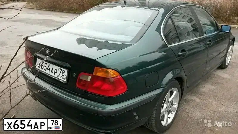 Фото автомобиля BMW SERIE 3, 1998 — госномер Х654АР78. Цвет: ЗЕЛЕНЫЙ