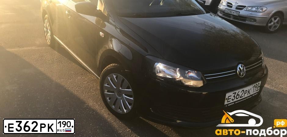 Фото автомобиля VOLKSWAGEN POLO, 2011 — госномер Е362РК190. Цвет: ЧЕРНЫЙ