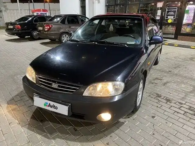 Фото автомобиля KIA SPECTRA, 2008 — госномер К607ХЕ33. Цвет: ЧЕРНЫЙ