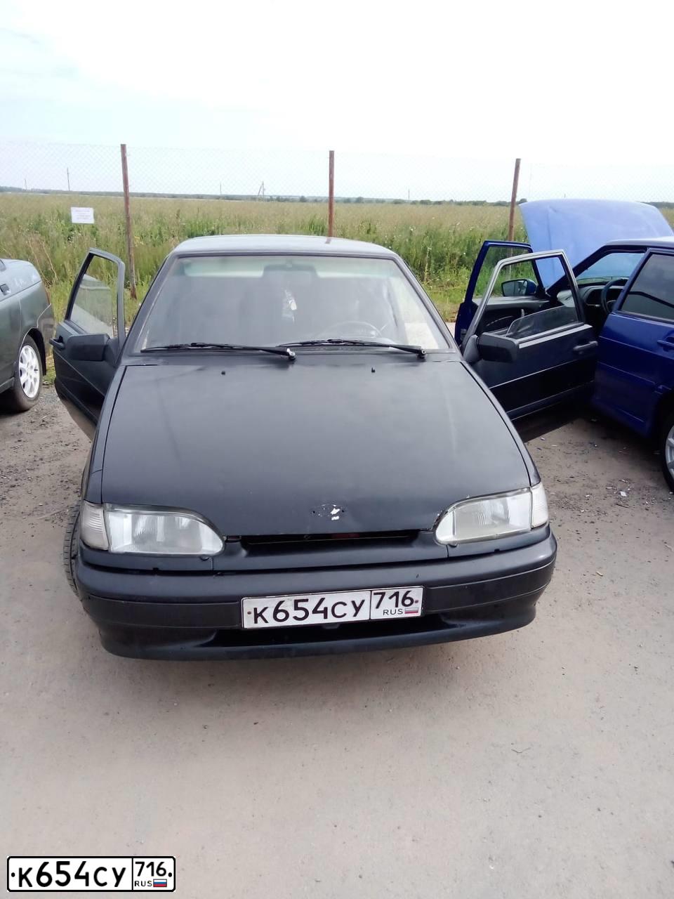 Фото автомобиля LADA 2113 SAMARA, 2009 — госномер К654СУ716. Цвет: Темно-зеленый