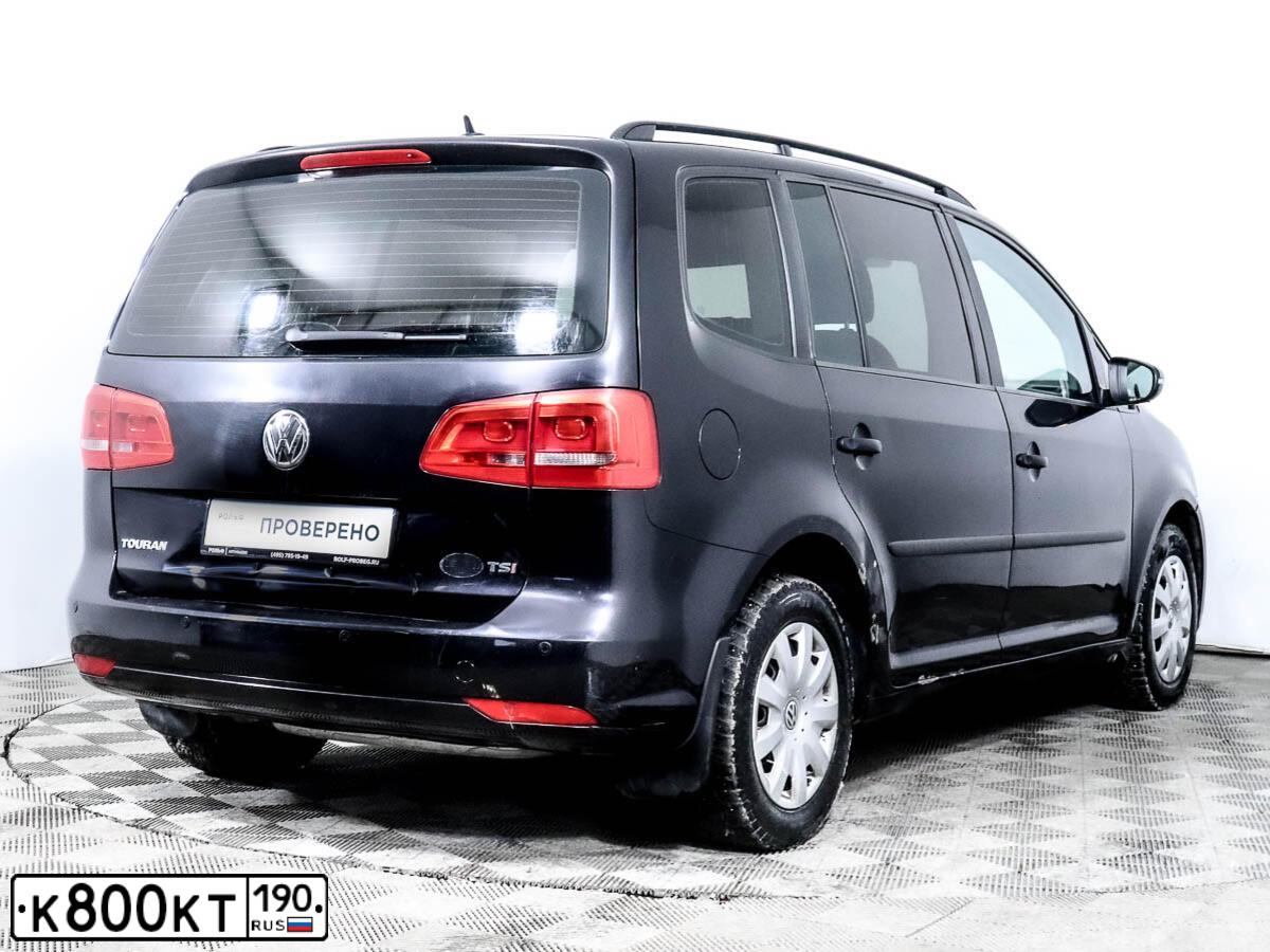 Фото автомобиля VOLKSWAGEN TOURAN, 2012 — госномер М363АК550. Цвет: ЧЕРНЫЙ