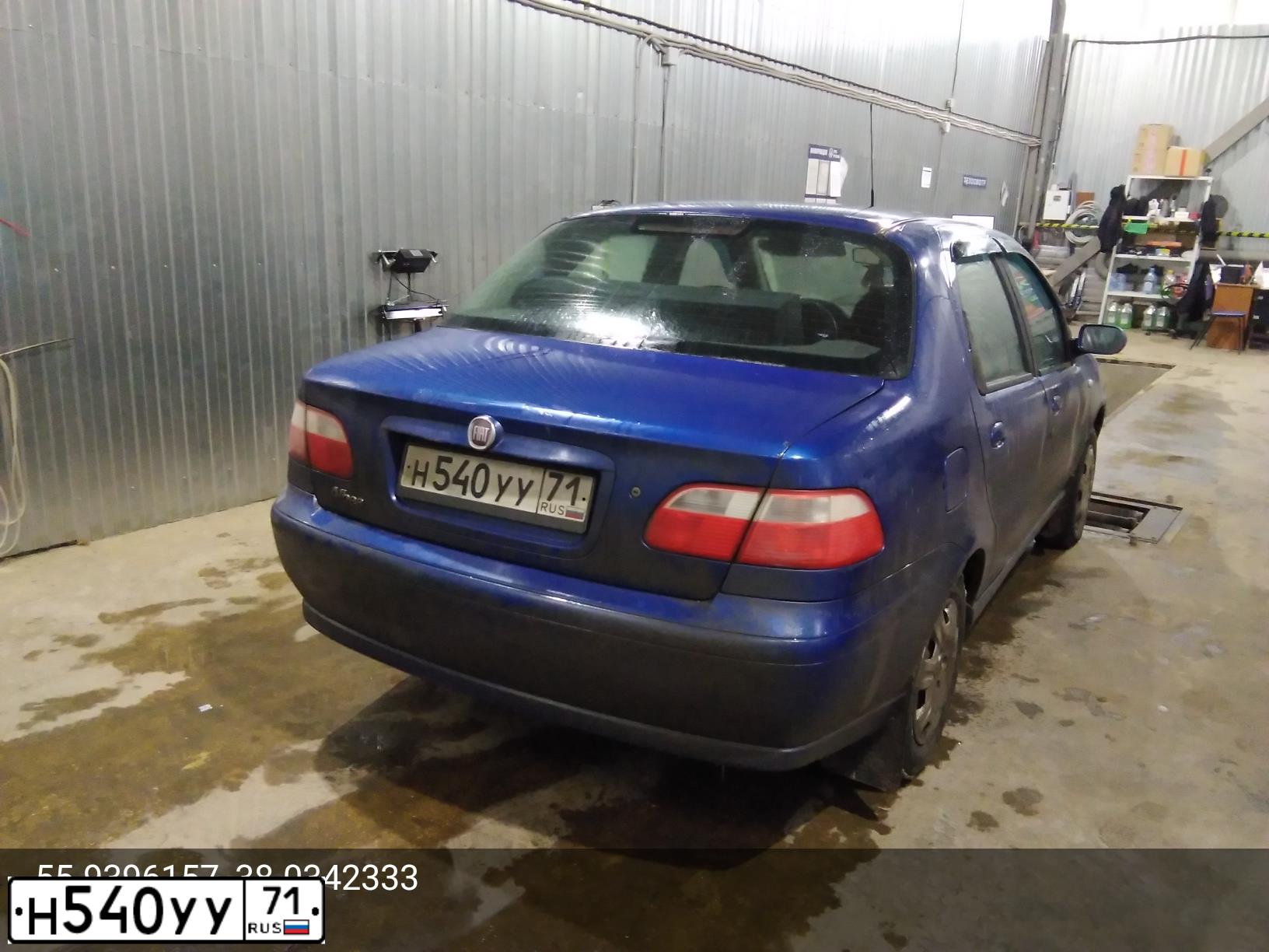 Фото автомобиля FIAT ALBEA, 2008 — госномер Р517УМ69. Цвет: СИНИЙ ТЕЗЕЙ