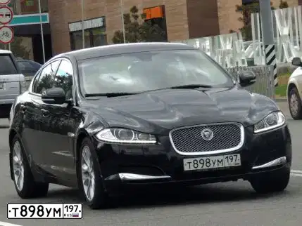 Фото автомобиля JAGUAR XF-SERIE, 2018 — госномер Т898УМ197. Цвет: ЧЕРНЫЙ