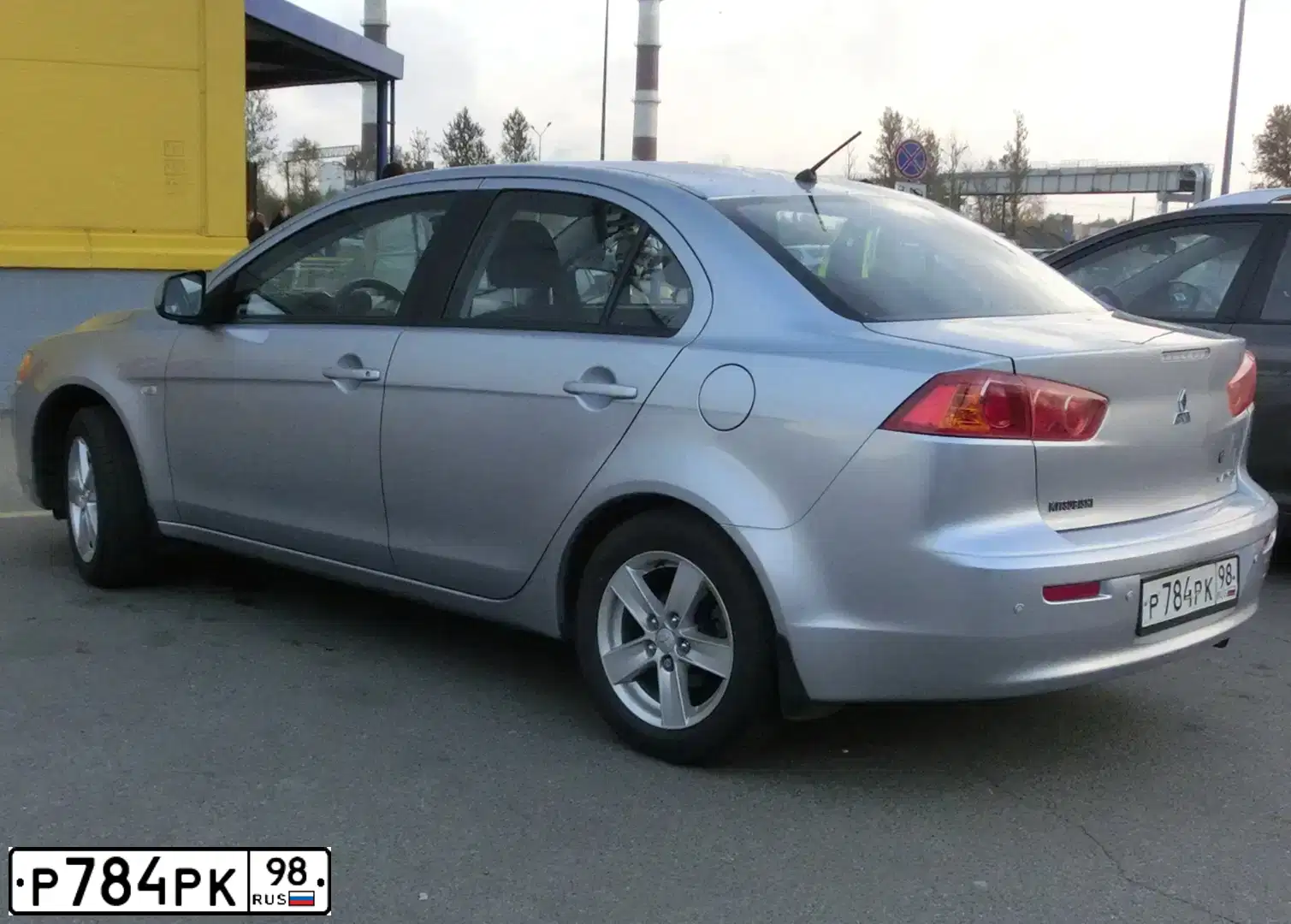 Фото автомобиля MITSUBISHI Lancer X, 2008 — госномер Р784РК98
