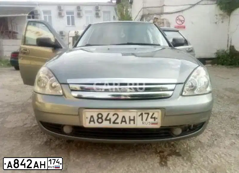 Фото автомобиля LADA 2170 PRIORA, 2007 — госномер А842АН174. Цвет: СРЕДНИЙ СЕРО-ЗЕЛЕНЫЙ МЕТ