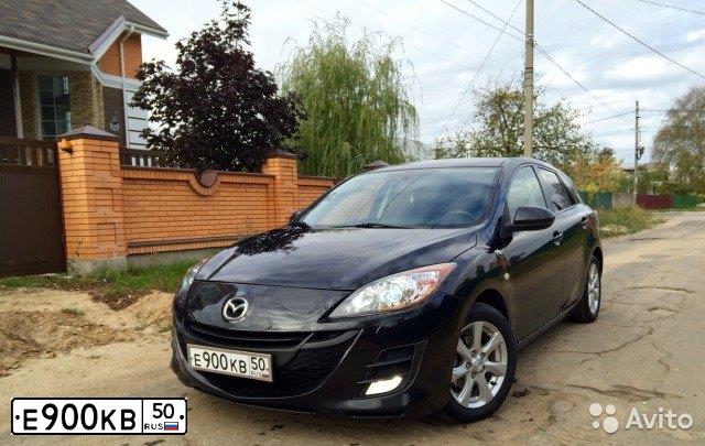 Фото автомобиля MAZDA 3, 2010 — госномер Р030КК152. Цвет: ЧЕРНЫЙ