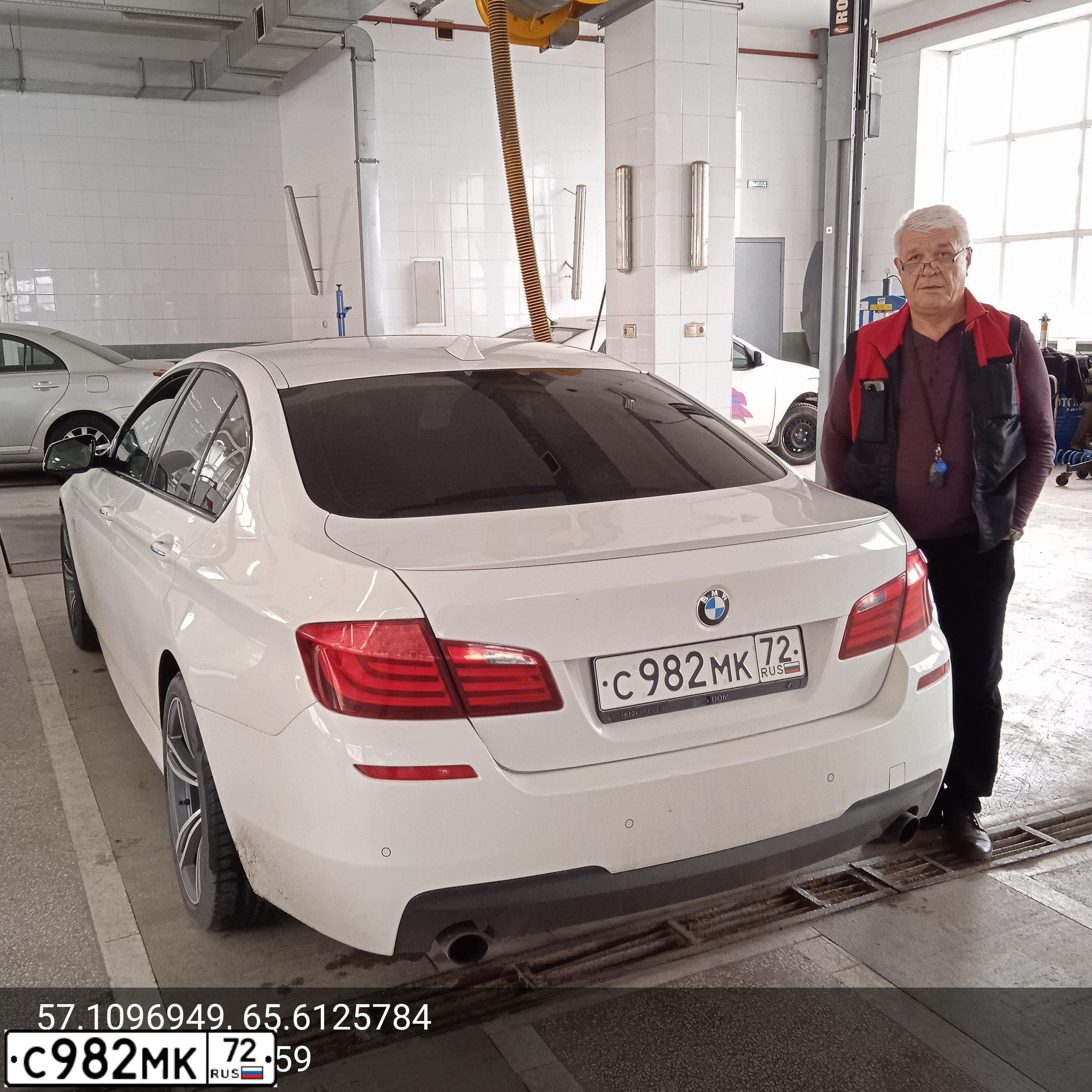 Фото автомобиля BMW SERIE 5, 2011 — госномер С982МК72
