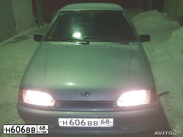 Фото автомобиля LADA 2115 SAMARA, 2004 — госномер Н606ВВ68. Цвет: Серебристо-Желтый