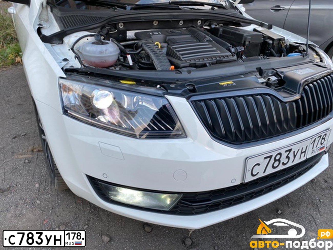 Фото автомобиля SKODA OCTAVIA, 2014 — госномер М660КХ716. Цвет: Белый