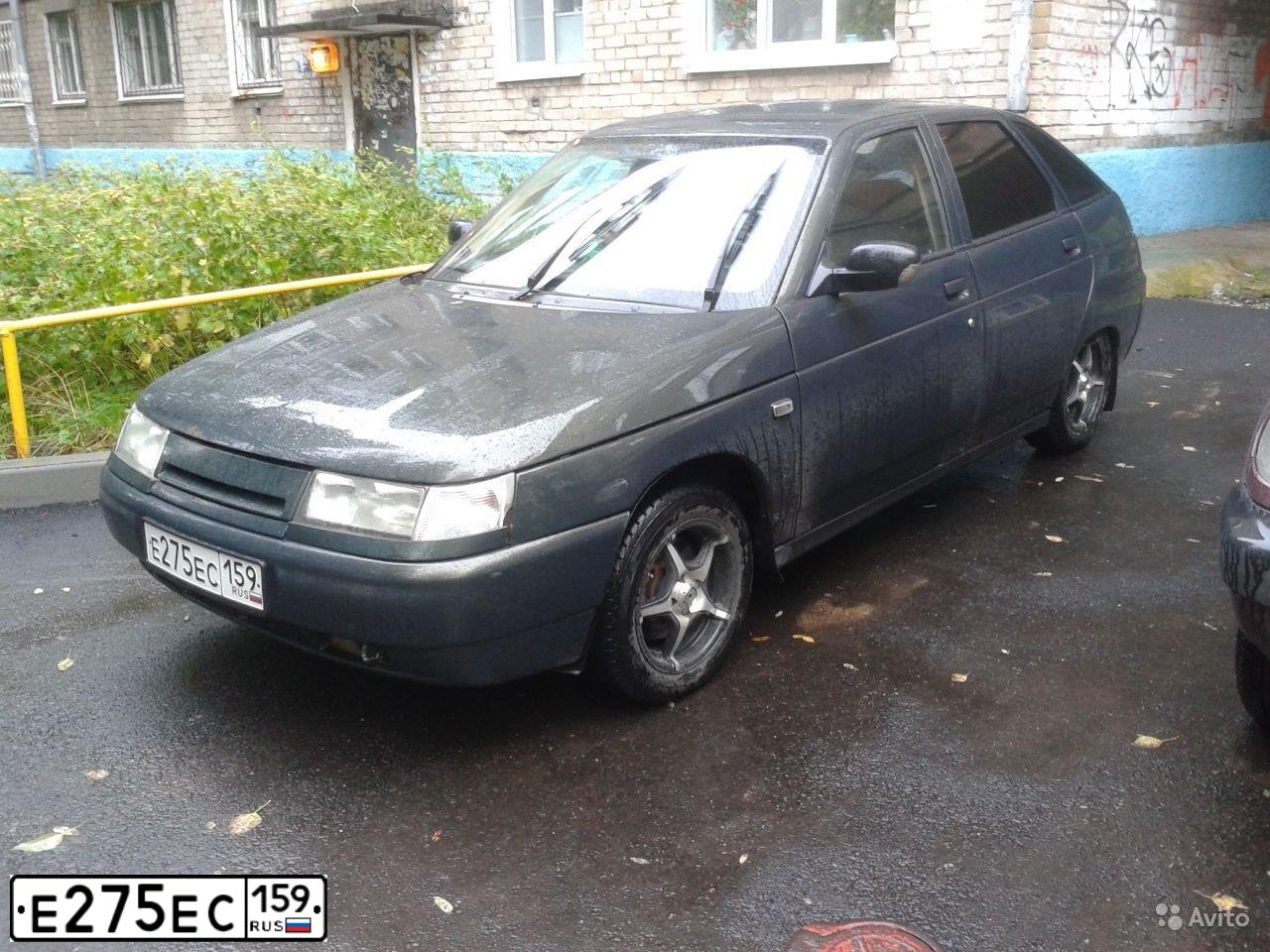 Фото автомобиля LADA 2112, 2005 — госномер Е275ЕС159. Цвет: ЗОЛОТИСТЫЙ ТЕМНО-ЗЕЛЕНЫЙ