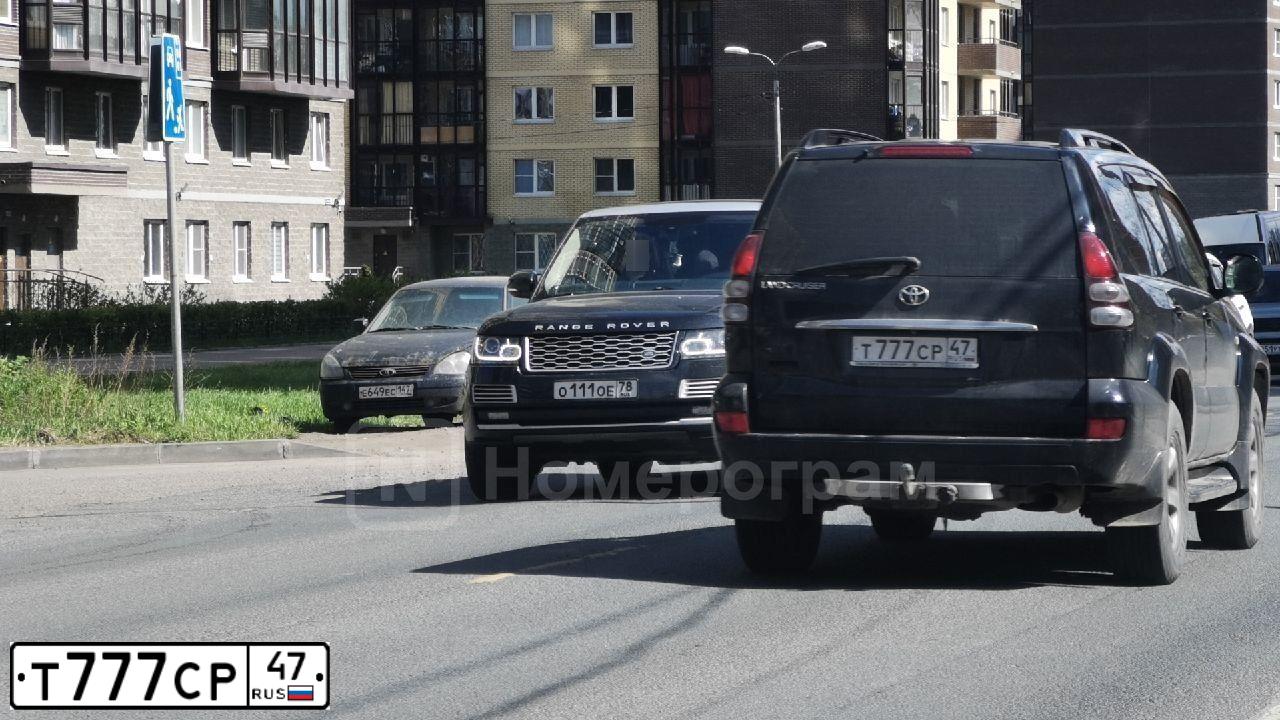 Фото автомобиля MERCEDES M-KLASSE, 1999 — госномер Т777СР47. Цвет: синий