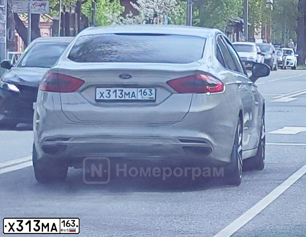 Фото автомобиля FORD MONDEO, 2016 — госномер Х313МА163. Цвет: БЕЖЕВЫЙ