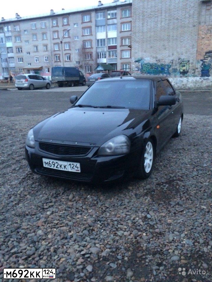 Фото автомобиля LADA 2170 PRIORA, 2011 — госномер Р776ВВ17. Цвет: Сине-Черный