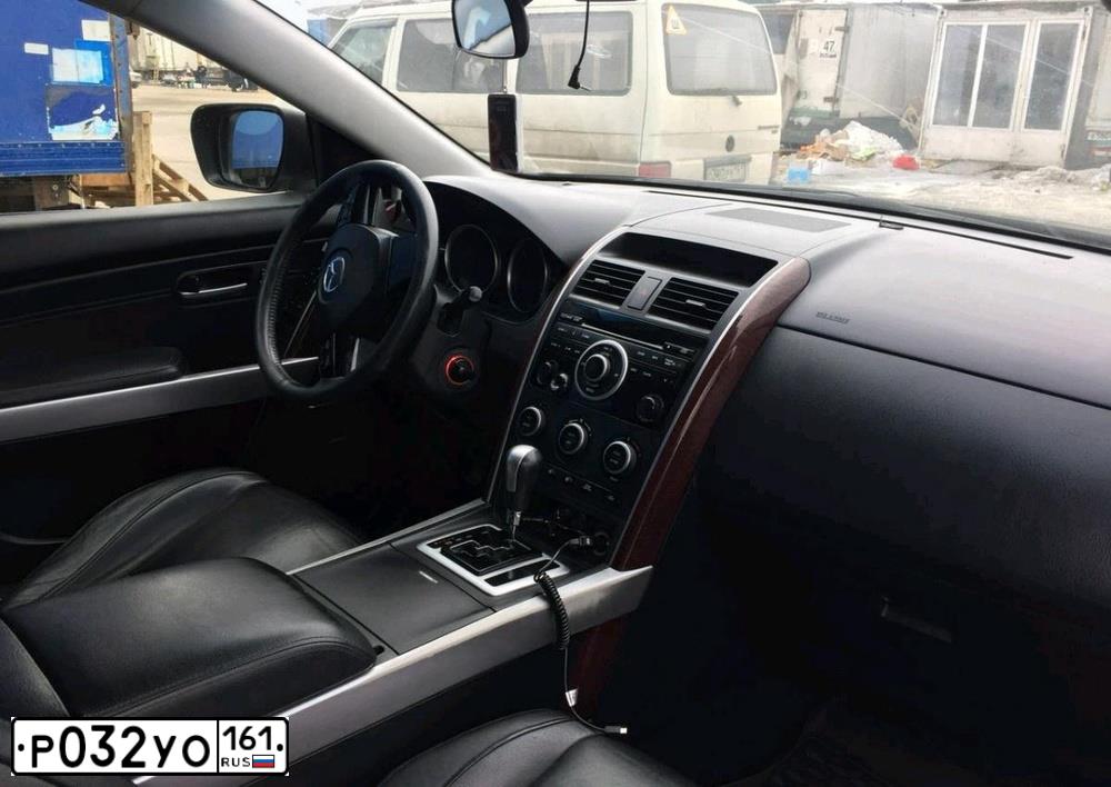 Фото автомобиля MAZDA CX-9, 2008 — госномер А009РР34. Цвет: ТЕМНО-ВИШНЕВЫЙ