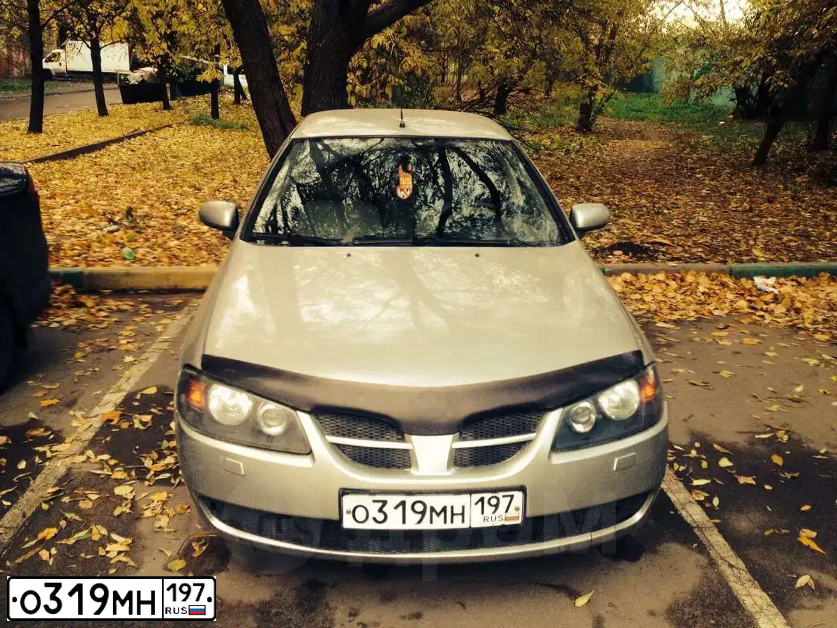 Фото автомобиля NISSAN ALMERA, 2005 — госномер М976ХА777. Цвет: Серебристый