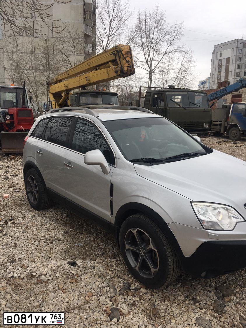 Фото автомобиля OPEL ANTARA, 2010 — госномер Н008НМ63. Цвет: СЕРЕБРИСТЫЙ МЕТАЛЛИК