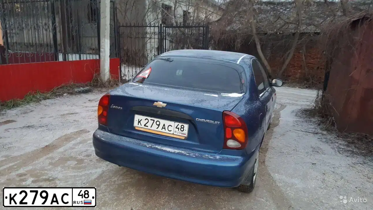 Фото автомобиля ZAZ Z LANOS, 2008 — госномер Р649КУ68. Цвет: СИНИЙ