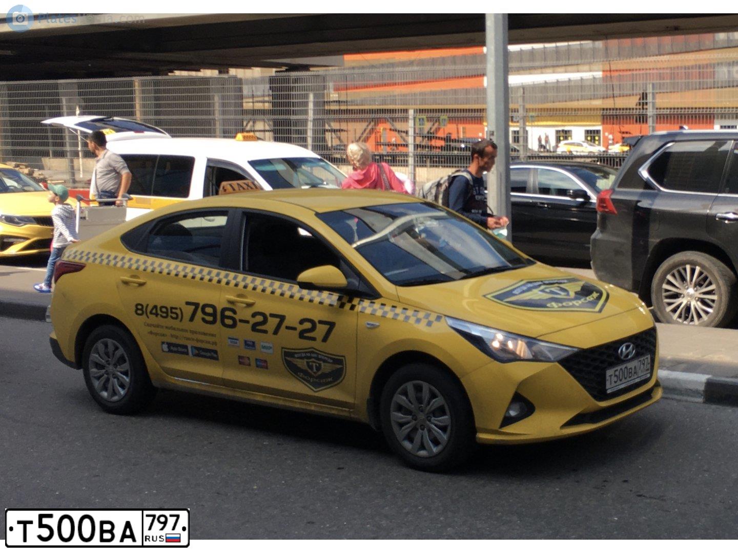 Фото автомобиля HYUNDAI SOLARIS, 2020 — госномер Т500ВА797. Цвет: Белый
