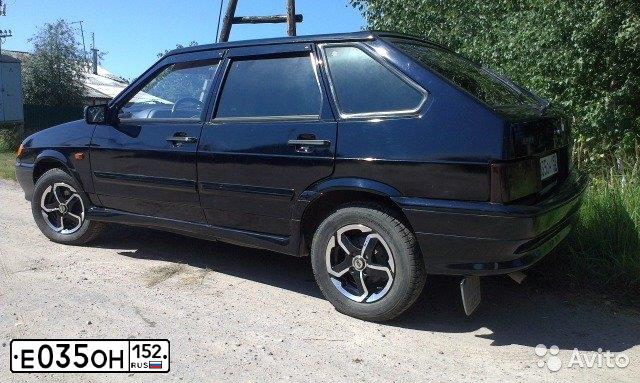 Фото автомобиля ЛАДА ВАЗ 211440 ЛАДА САМАРА, 2008 — госномер Х403ОА37. Цвет: Темно-зеленый