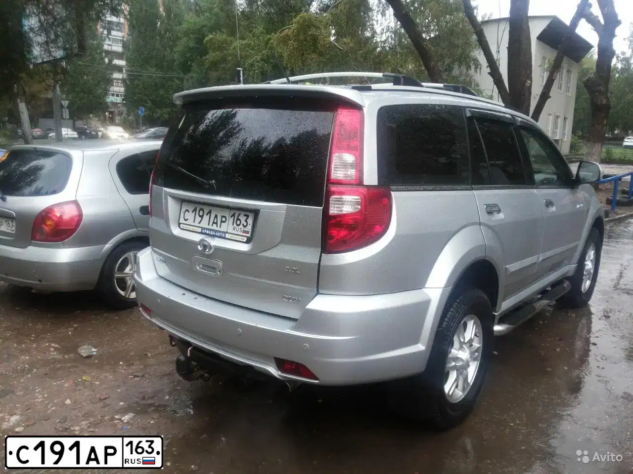 Фото автомобиля GREAT WALL HOVER, 2012 — госномер Х715АЕ163. Цвет: СВЕТЛО-СЕРЫЙ
