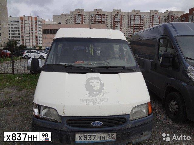 Фото автомобиля ФОРД ТРАНЗИТ 100 L TD, 1995 — госномер М456АВ53. Цвет: БЕЛЫЙ