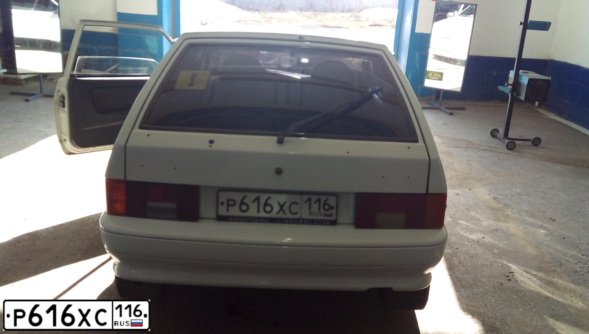 Фото автомобиля LADA 2113 SAMARA, 2009 — госномер Р616ХС116. Цвет: СЕРО-СИНЕ-ЗЕЛЕНЫЙ