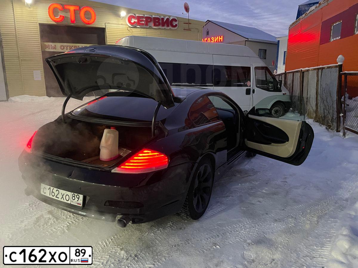 Фото автомобиля BMW SERIE 6, 2007 — госномер Н071МК71. Цвет: ЧЕРНЫЙ