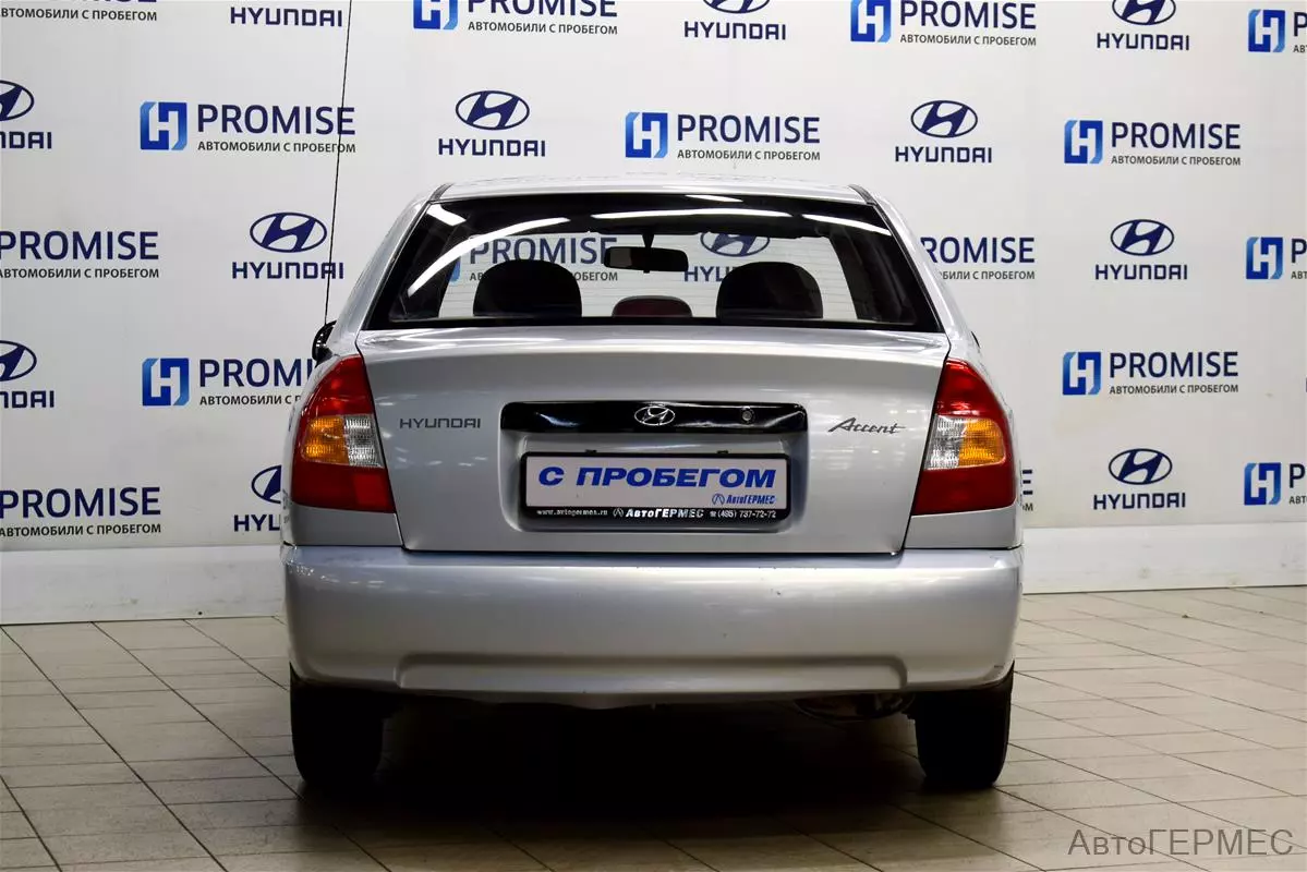 Фото автомобиля HYUNDAI ХЕНДЭ АКЦЕНТ, 2008 — госномер К787ВМ761. Цвет: СЕРЕБРИСТЫЙ