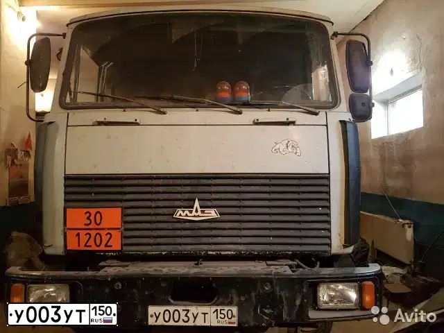 Фото автомобиля МАЗ533704569362Т, 2001 — госномер Р090ЕК67. Цвет: Серый