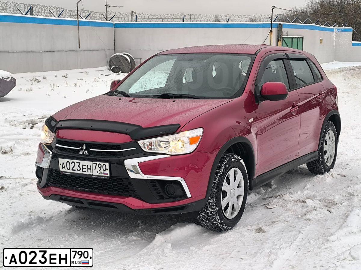 Фото автомобиля MITSUBISHI ASX, 2019 — госномер А023ЕН790. Цвет: Красный