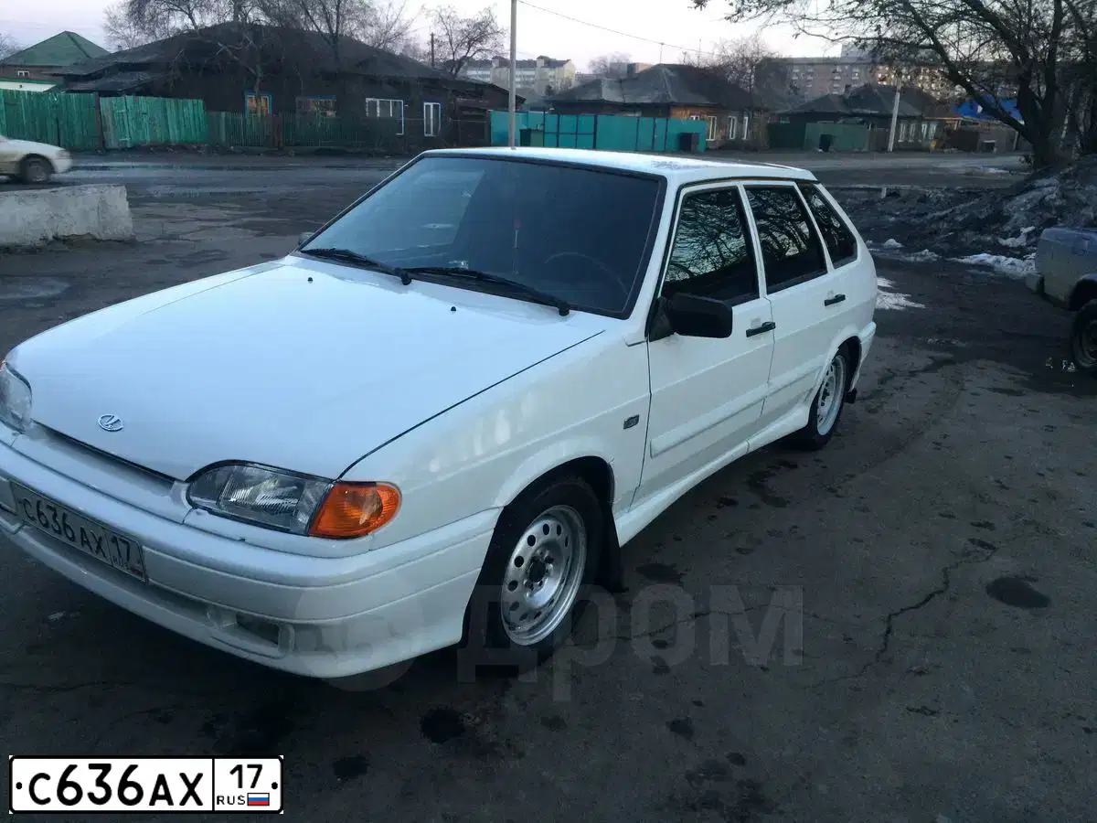 Фото автомобиля LADA 2114 SAMARA, 2013 — госномер С636АХ17. Цвет: Белый