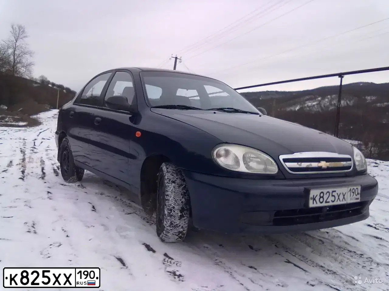 Фото автомобиля ZAZ LANOS, 2008 — госномер А862ВО190. Цвет: ТЕМНО-СИНИЙ