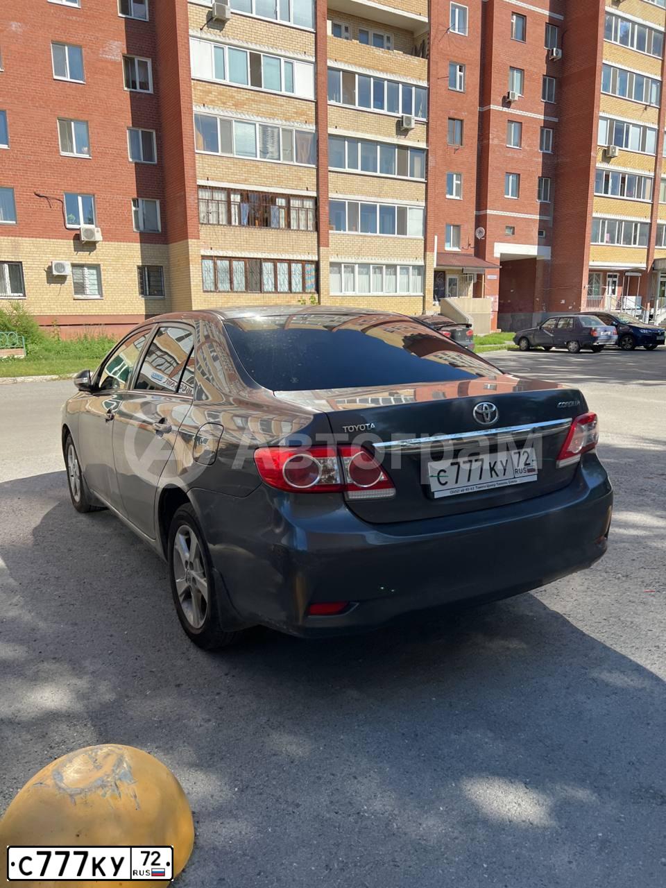 Фото автомобиля TOYOTA COROLLA, 2011 — госномер О141РХ72
