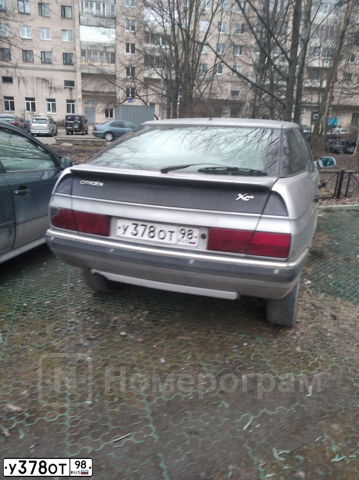 Фото автомобиля CITROEN XM, 1990 — госномер Е202ВС98. Цвет: СЕРЕБРИСТЫЙ