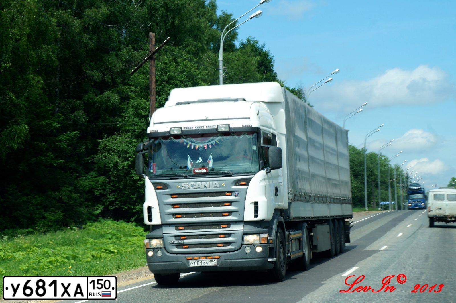 Фото автомобиля SCANIA A SERIE R 4X2, 2008 — госномер В727СМ161. Цвет: БЕЛЫЙ
