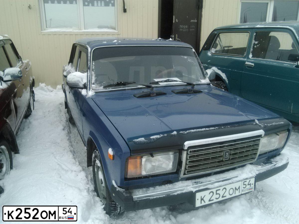 Фото автомобиля LADA 2107, 2006 — госномер К252ОМ54. Цвет: синий