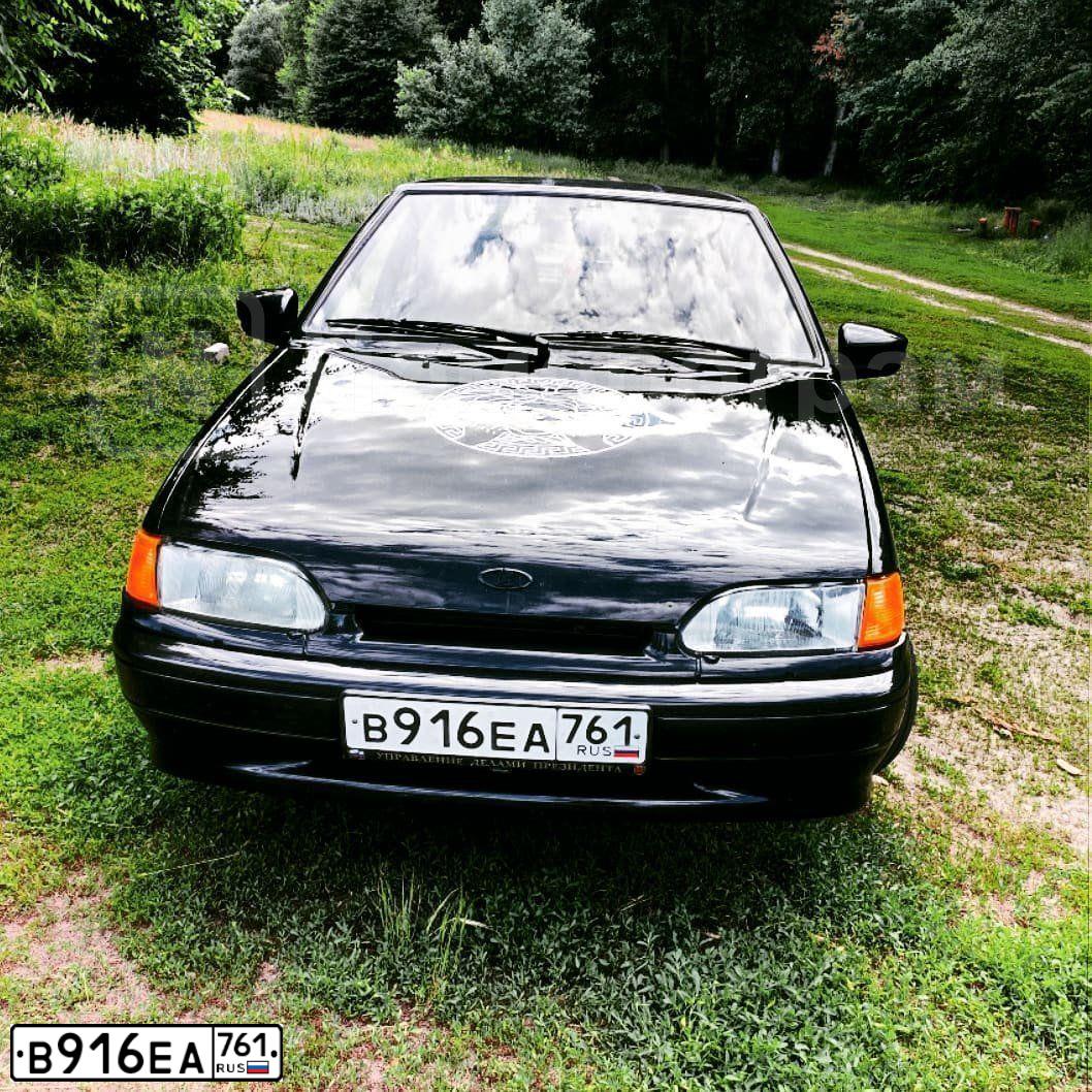 Фото автомобиля LADA 2114 SAMARA, 2009 — госномер В916ЕА761. Цвет: ЧЕРНО-ЗЕЛЕНЫЙ