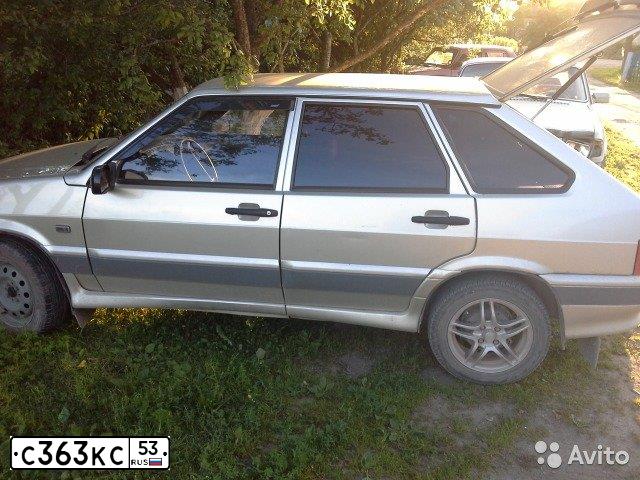 Фото автомобиля LADA 2114 SAMARA, 2005 — госномер Е525МТ53. Цвет: БЕЖЕВЫЙ