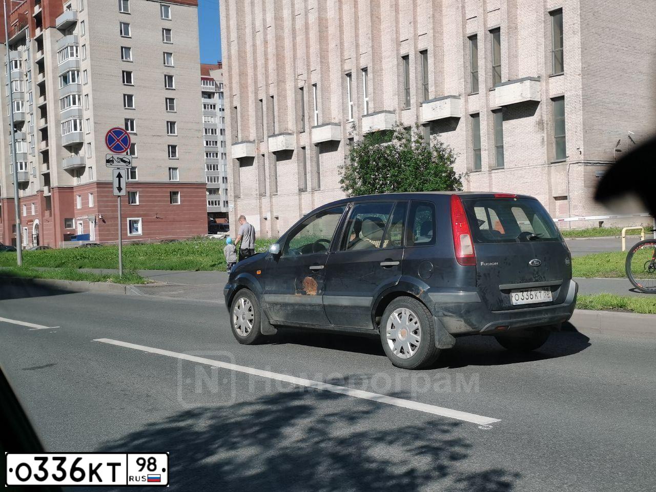 Фото автомобиля FORD FUSION, 2006 — госномер О336КТ98. Цвет: СЕРЫЙ